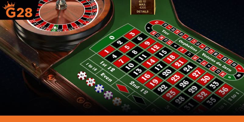 Các loại cược roulette và tỷ lệ trả thưởng