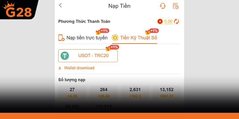 Hướng dẫn nạp tiền g28 dễ dàng hơn bao giờ hết qua nền tảng